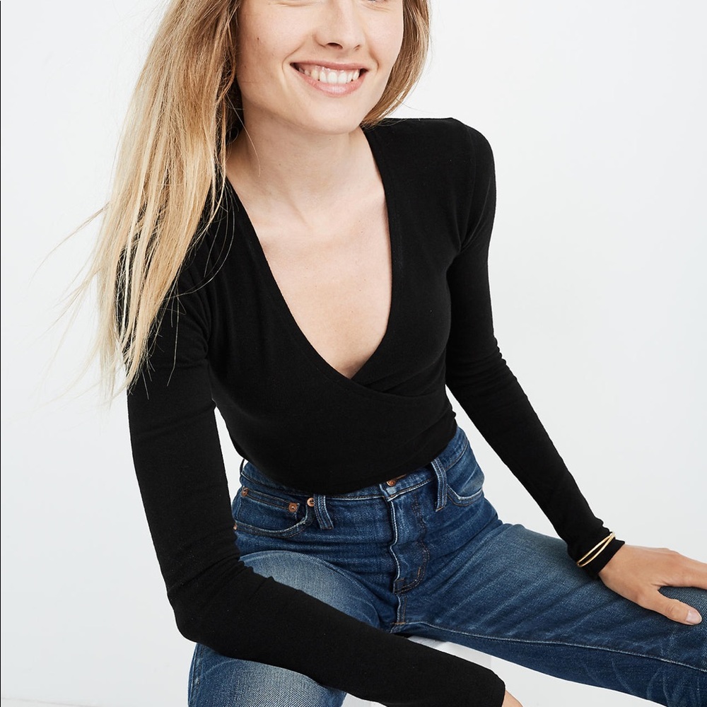 Madewell wrap bodysuit